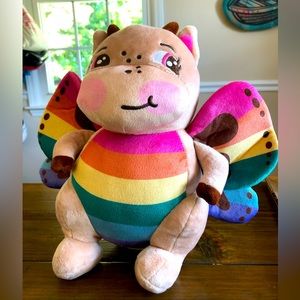 Rosie the Bashful Dragon Plushie Moriah Elizabeth